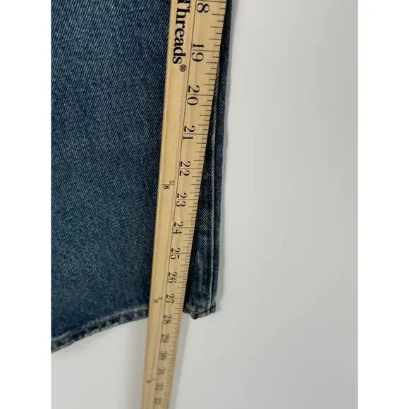 NEW J.Crew Jeans Women 34 Blue Medium Wash Boyfriend Slouchy Distressed - Picture 7 of 11